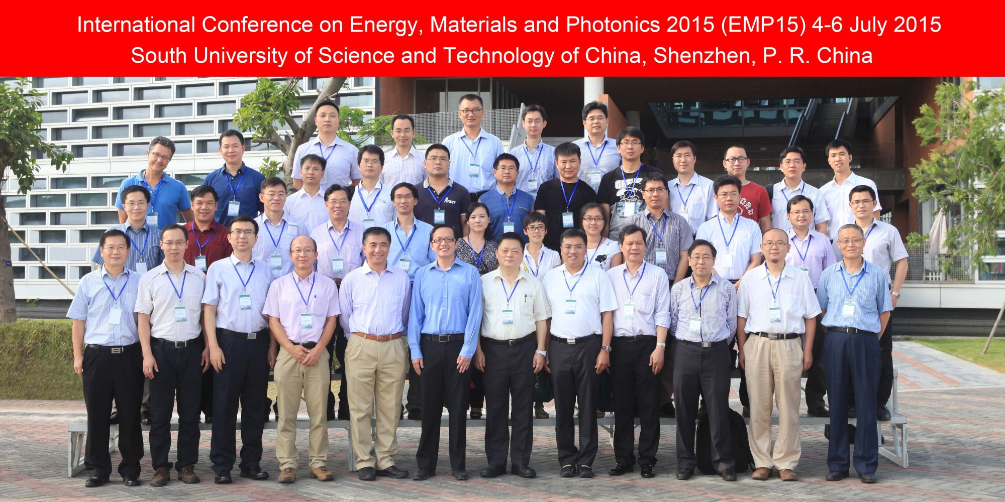 The International Conference on Energy, Materials and Photonics 2015 (EMP15) was successfully hold in our University.