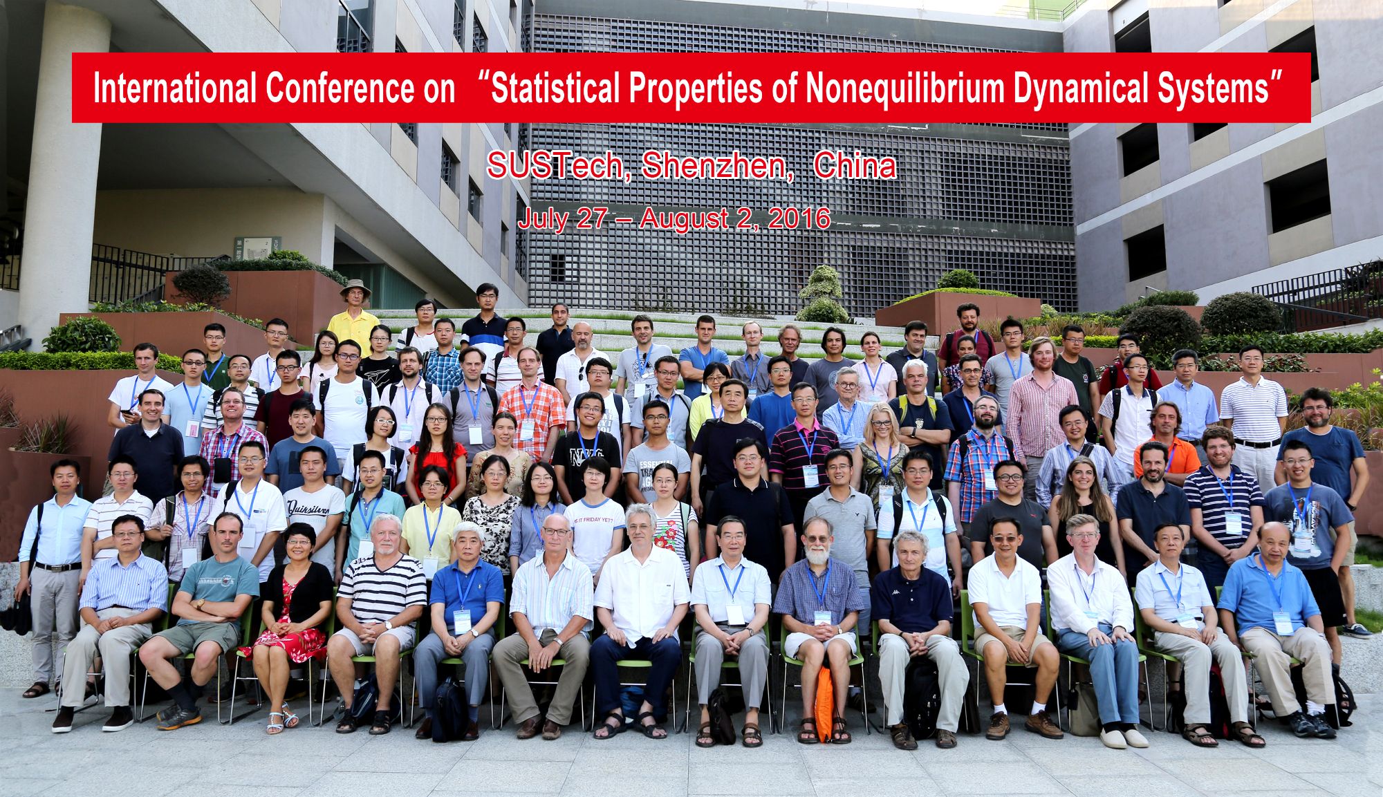 International Conference on “Statistical Properties of Nonequilibrium Dynamical Systems” held in SUSTech