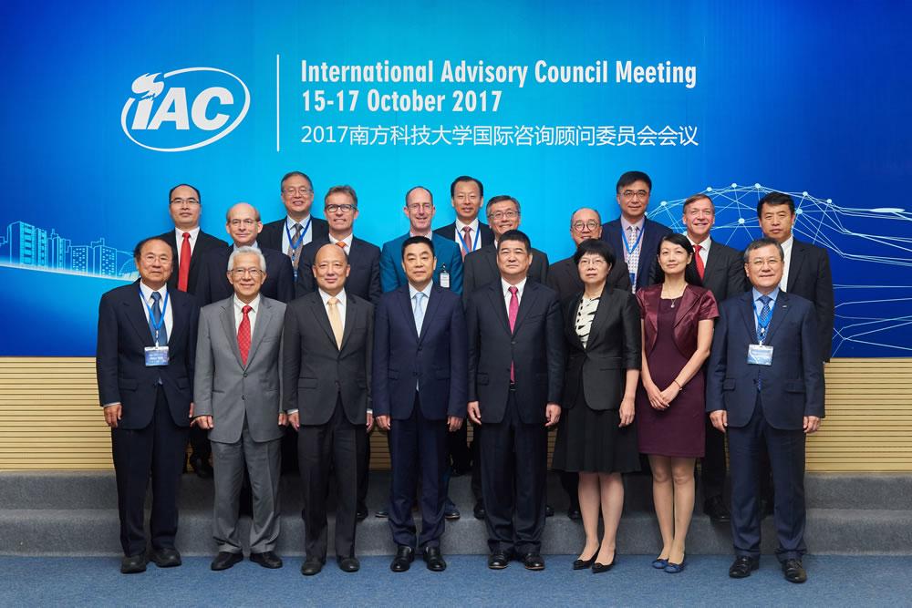 In October 2017, 14 current and former university leaders formed SUSTech's International Advisory Council (IAC).