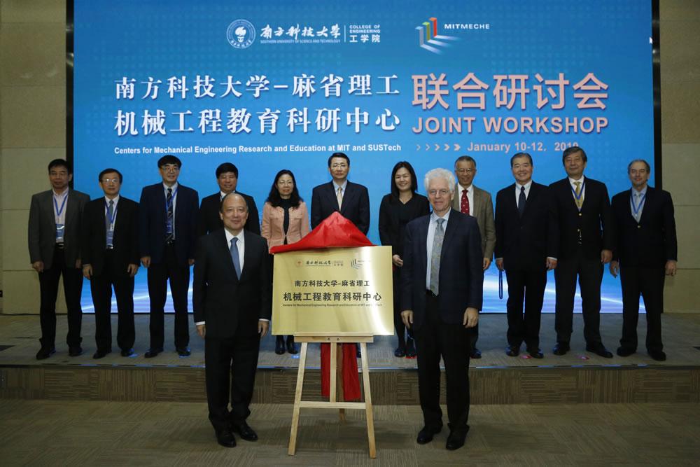 In January 2019, the Centers for Mechanical Engineering Research and Education at MIT and SUSTech were inaugurated.