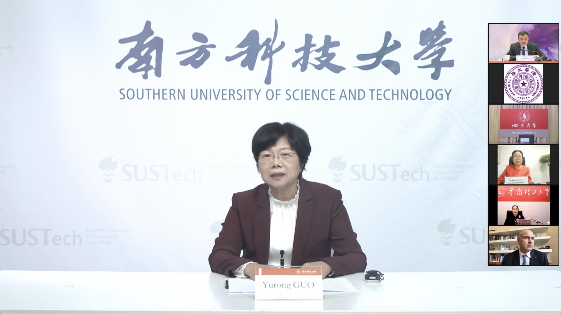 SUSTech chairperson delivers keynote speech at China – Italy University Presidents’ Forum