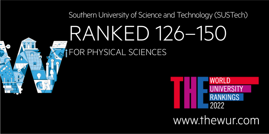 Physical Sciences and Life Sciences ranked among top 150 in THE World University Rankings 2022 by subject