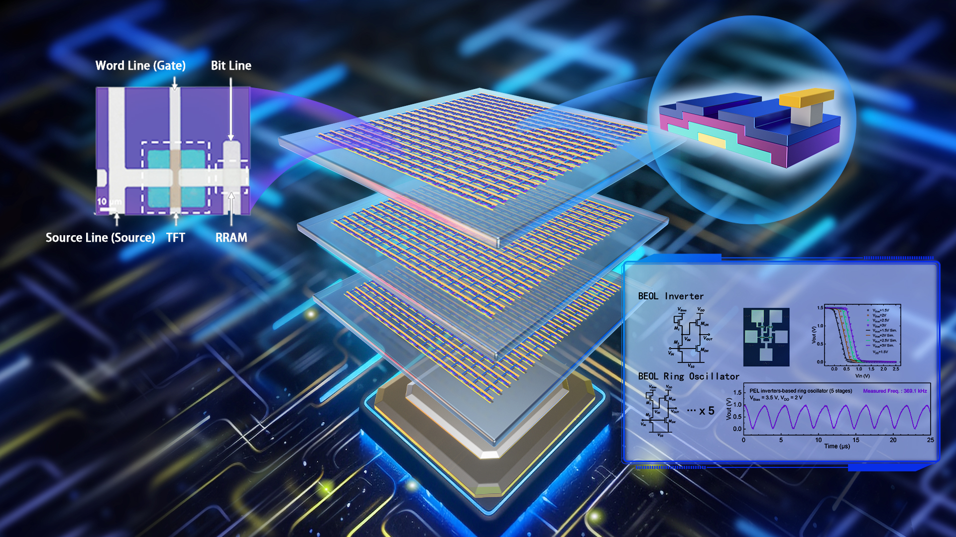 Researchers make advances in field of low-temperature processable oxide semiconductors for next-generation Monolithic 3-D integrated circuit technology