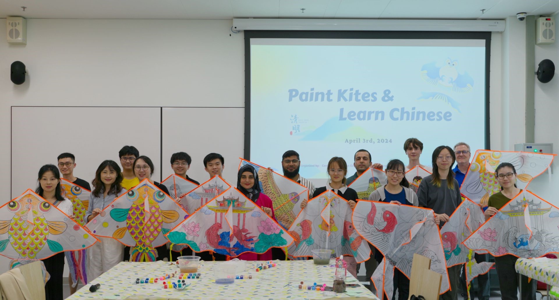 Exploring Chinese culture and unleashing creativity: SUSTech holds “Paint Kites & Learn Chinese” event