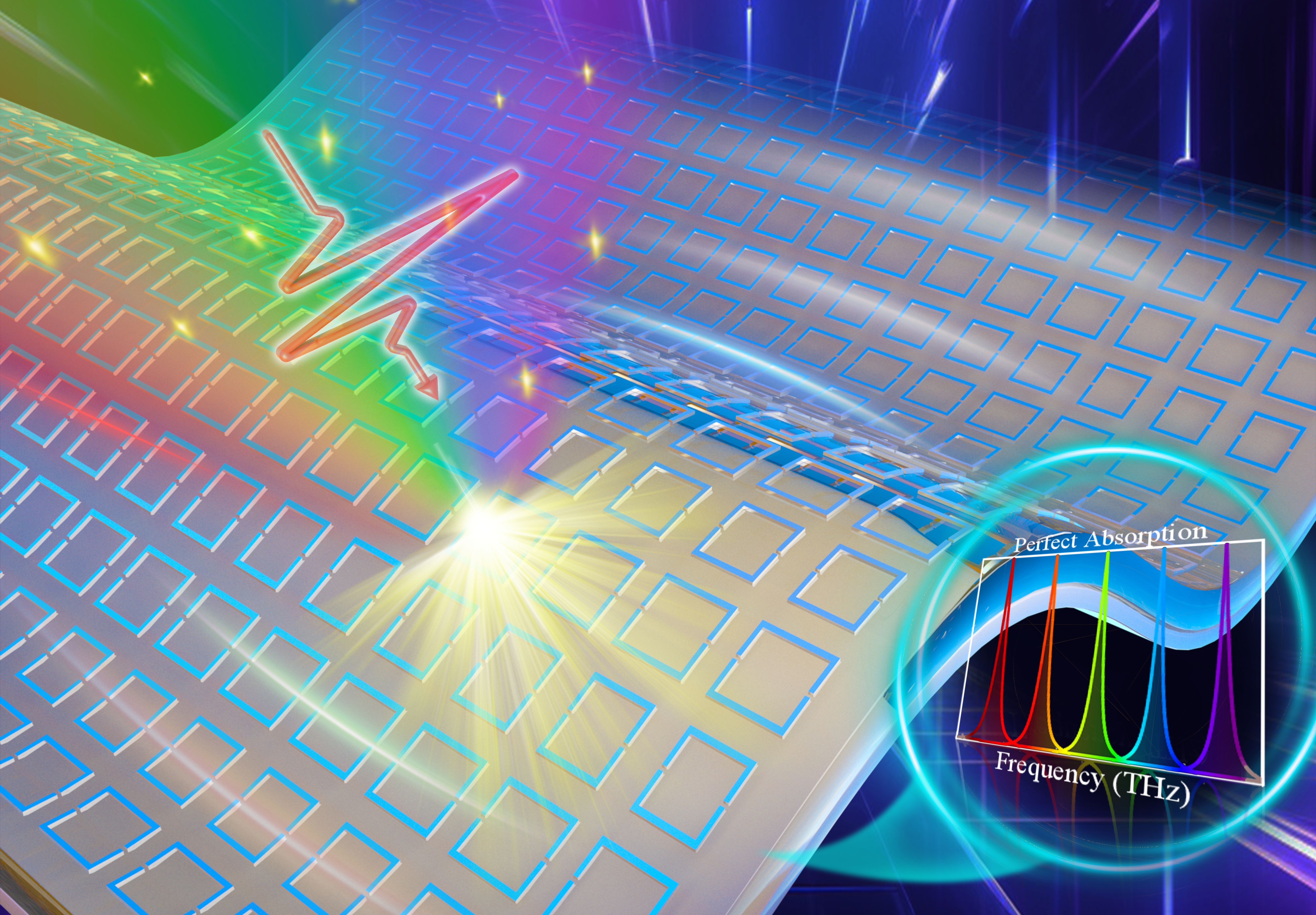 Researchers make advances in physical mechanisms and performances of flexible terahertz absorbers