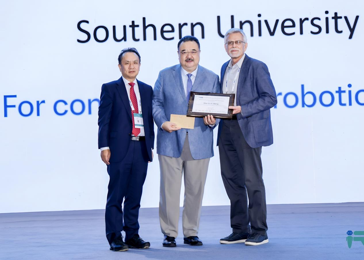 SUSTech’s Max Q.-H. MENG receives IROS Harashima Award for Innovative Technologies