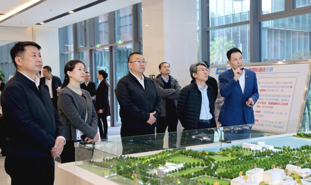 President Qikun XUE inspects the “Shenzhen Ocean University—Deep Ocean Research Center—Ocean Museum” project