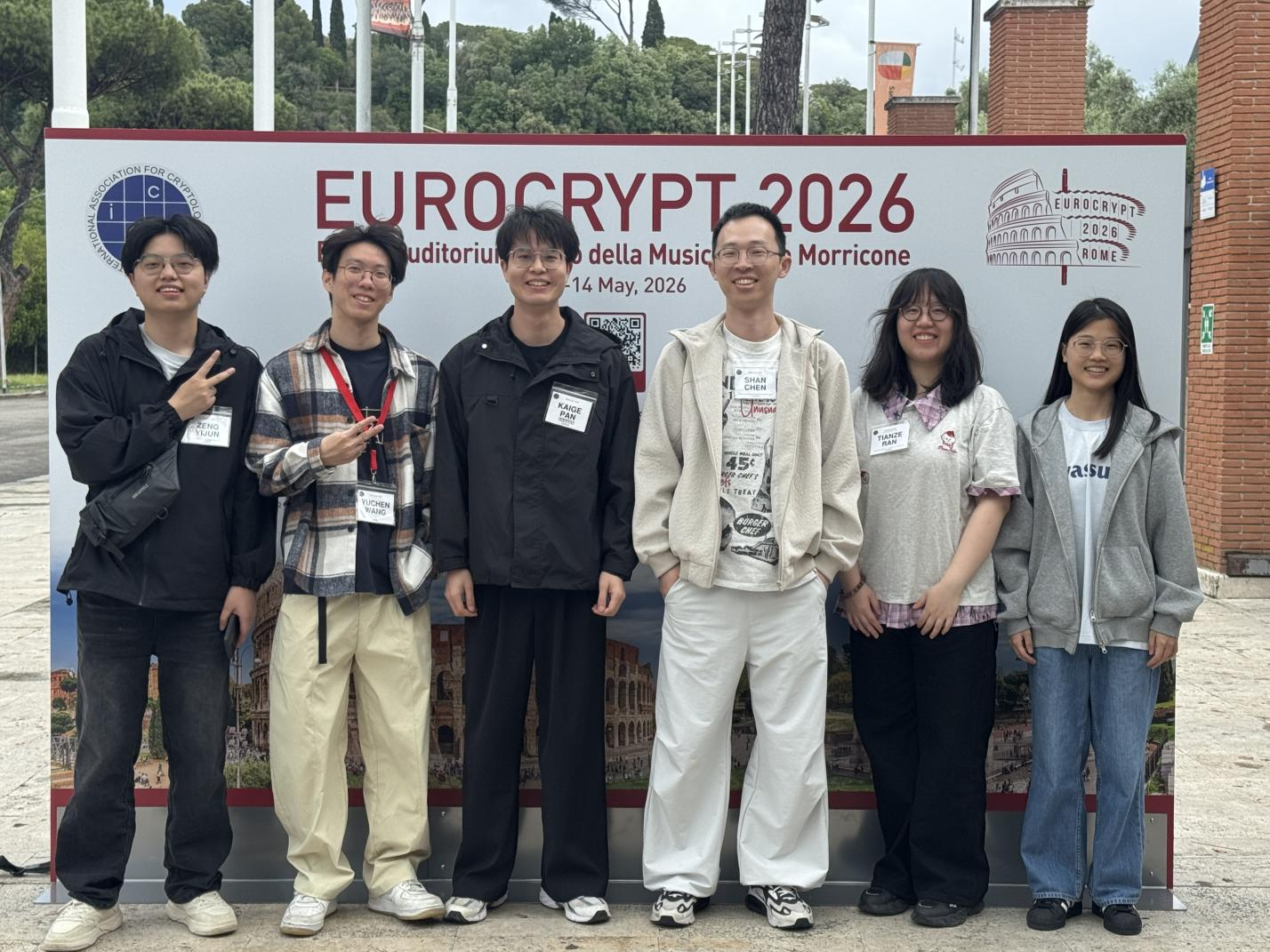 Shan CHEN’s Research Team Won “Best Paper Award” at EUROCRYPT 2026