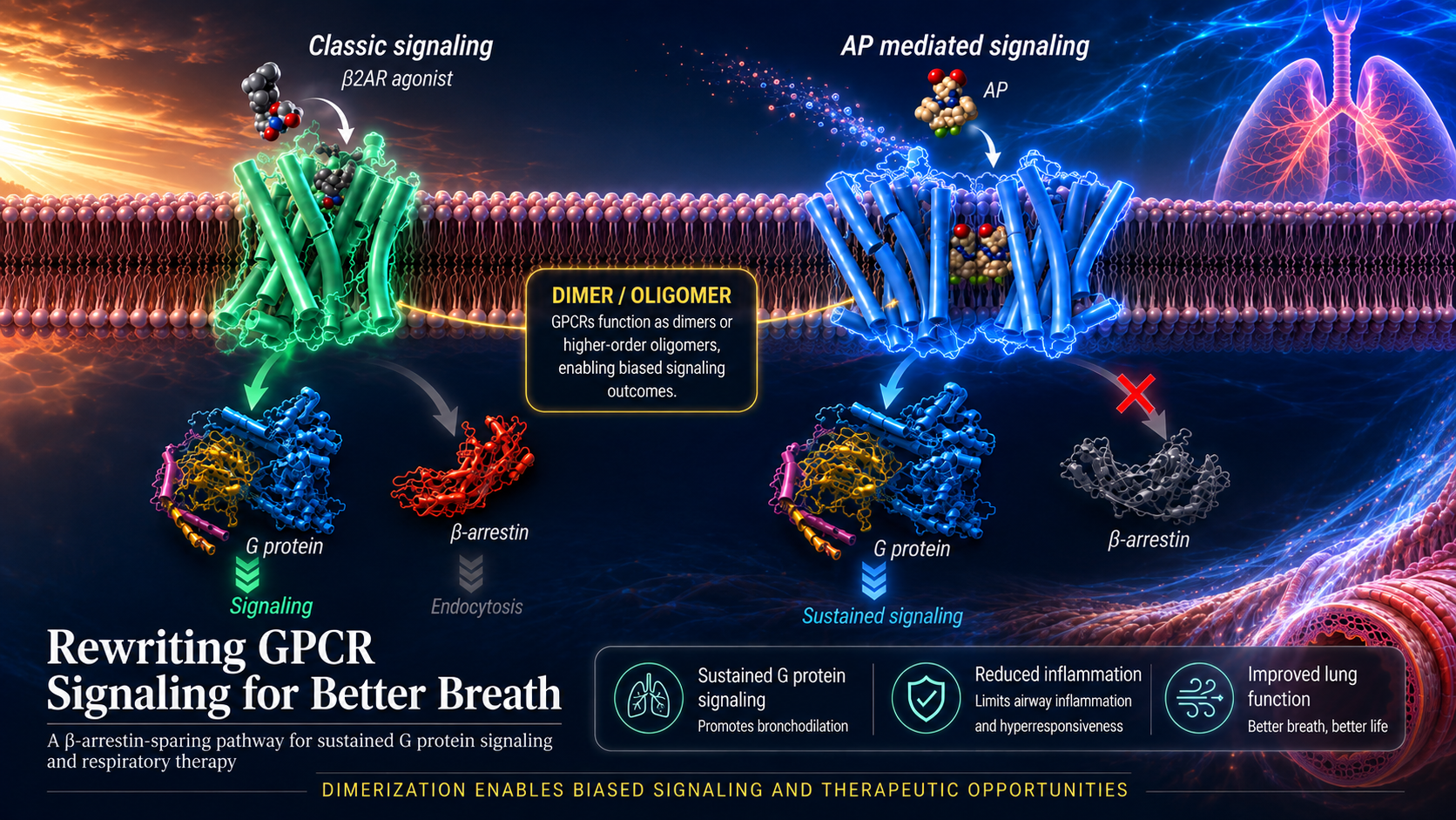 SUSTech Team Reveals How Receptors Improve Pharmacological Activity by Reshaping Cell Signaling Pathways